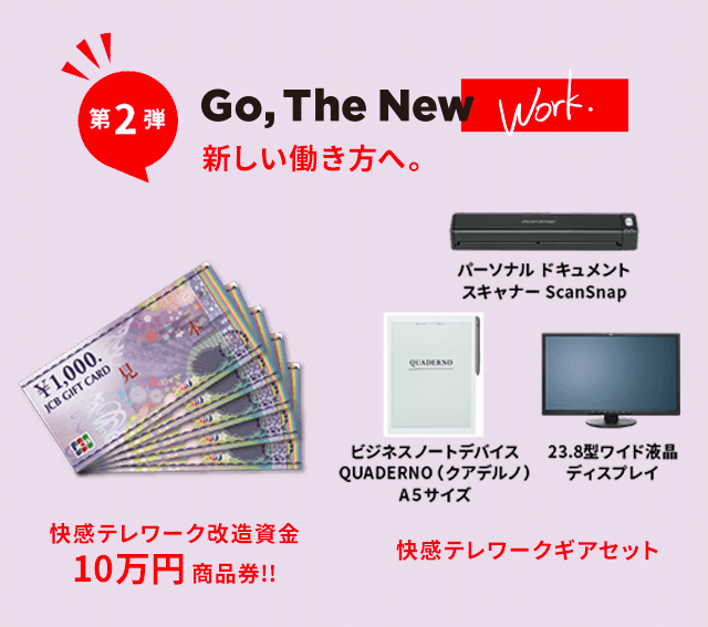 第2弾 Go,the New Work.
