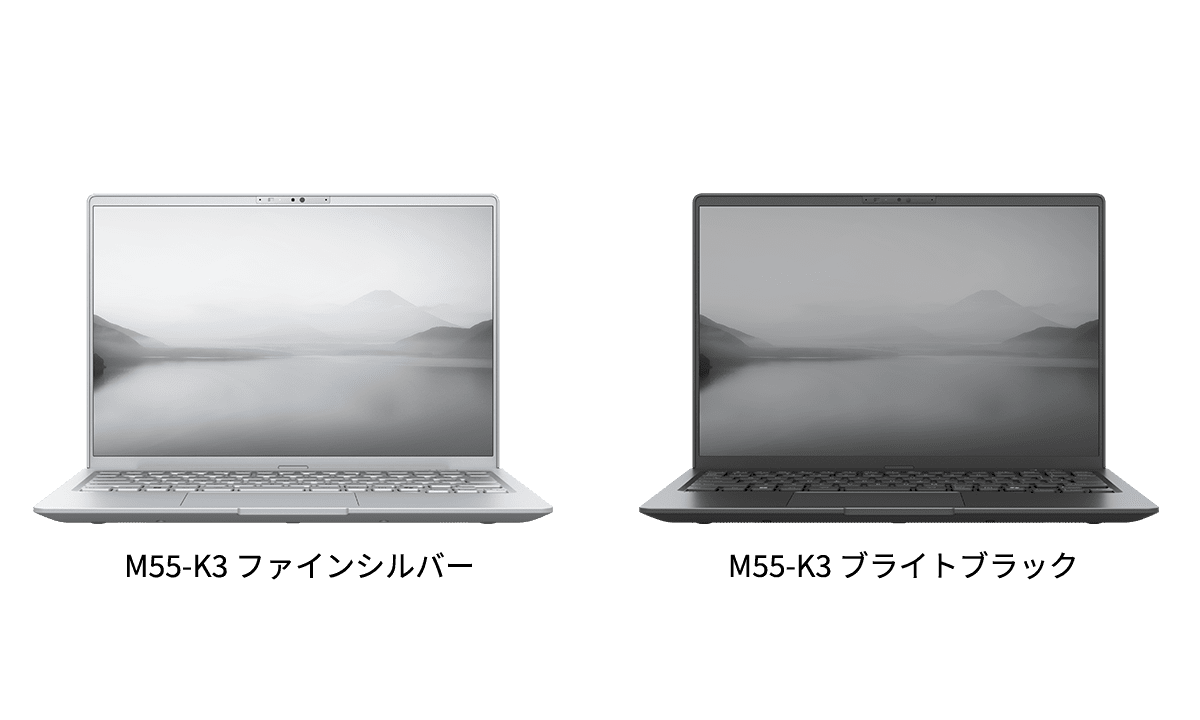M55-K3 ファインシルバー M55-K3 ブライトブラック