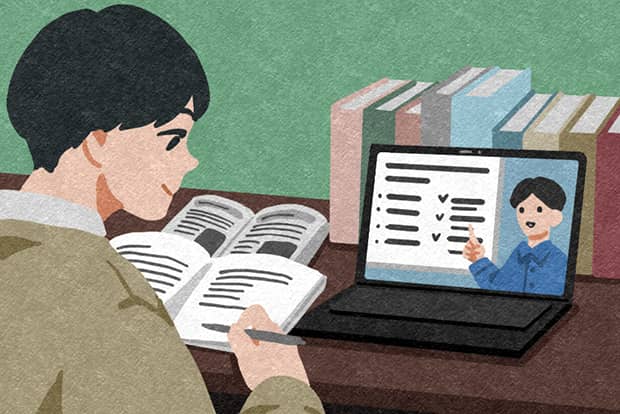 講義ではパソコンを日常的に使うように