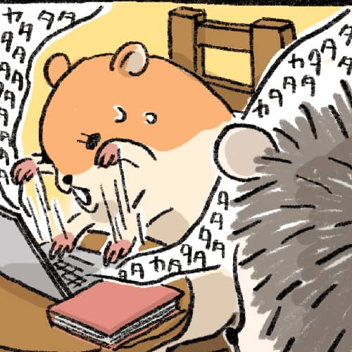 #1 タイピング音って一度気になるとダメですよね…。