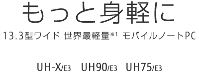 Ɛgy 13.3^Ch EŌy*1 oCm[gPC UH-X/E3 UH90/E3 UH75/E3