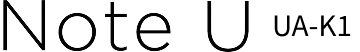 NoteU-UA-K1