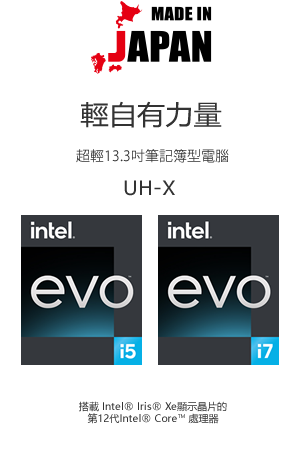 輕自有力量 全港最輕級數的13.3吋筆記簿型電腦* *根據我們於2020年11月1日前香港零售市場的內部市場調查定義為筆記簿型電腦