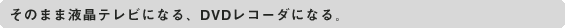 ̂܂܉terɂȂADVDR[_ɂȂB