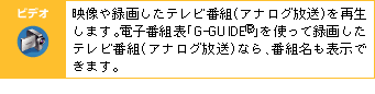 rfI
f^悵erԑgĐ܂Bdqԑg\uG-GUIDE(R)vgĘ^悵erԑgȂAԑg\ł܂B