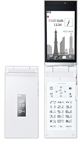 NTT DOCOMO Fujitsu F 01C F01C white BONUS GENUINE PACK  