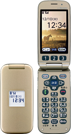 携帯電話(らくらくホン ベーシック3) デザイン・カラー - FMWORLD.NET
