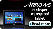 [ARROWS] High spec waterproof tablet